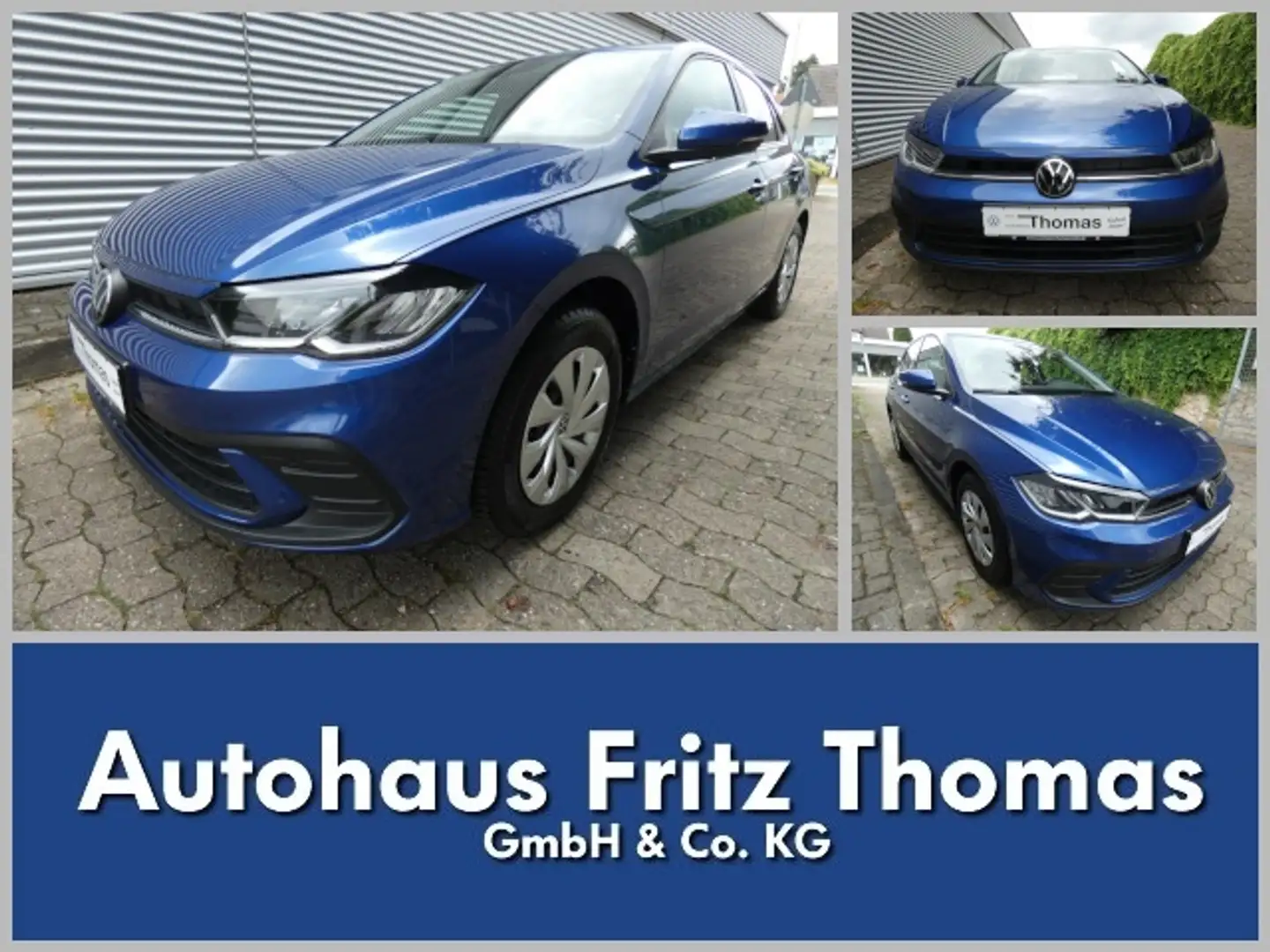 Volkswagen Polo 1.0 TSI Life LED Klima Navi SHZ PDC Klima Navi Bleu - 1