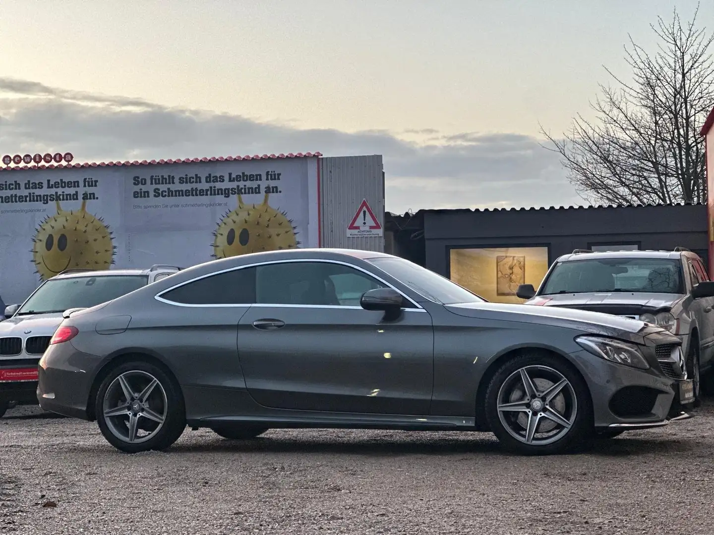Mercedes-Benz C 250 d Coupe AMG Paket **Finanzierung** Grau - 1