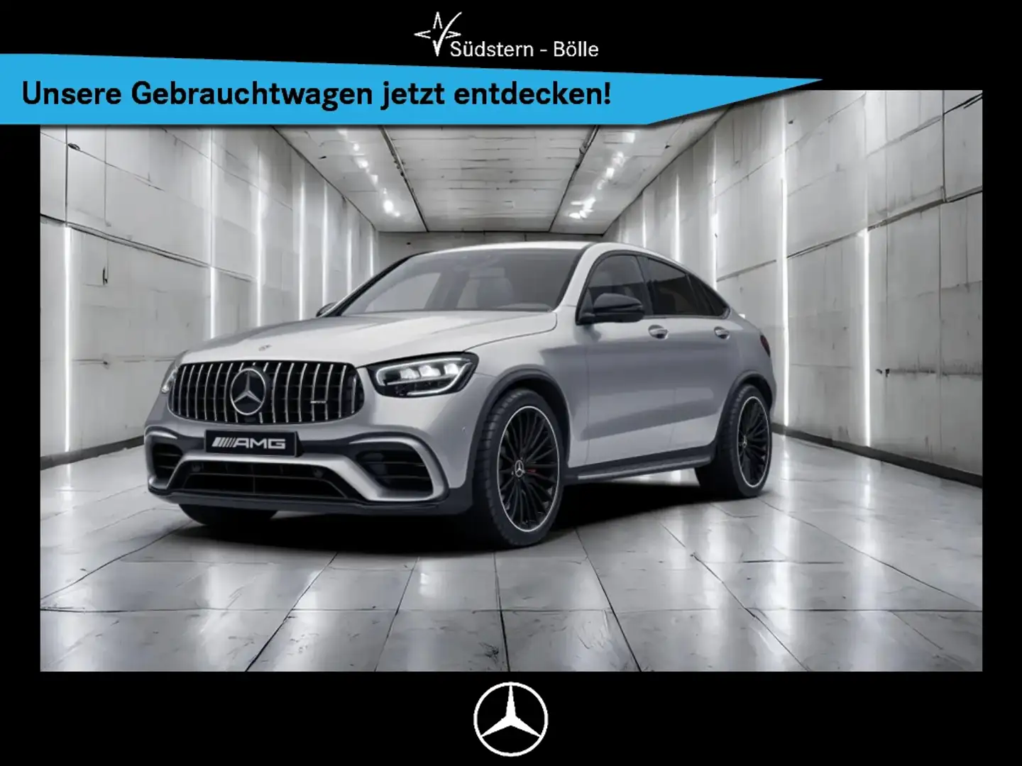 Mercedes-Benz GLC 63 AMG GLC 63 S AMG 4M Coupé PERF.AGA+SITZKLIMA+360KAM Silber - 1