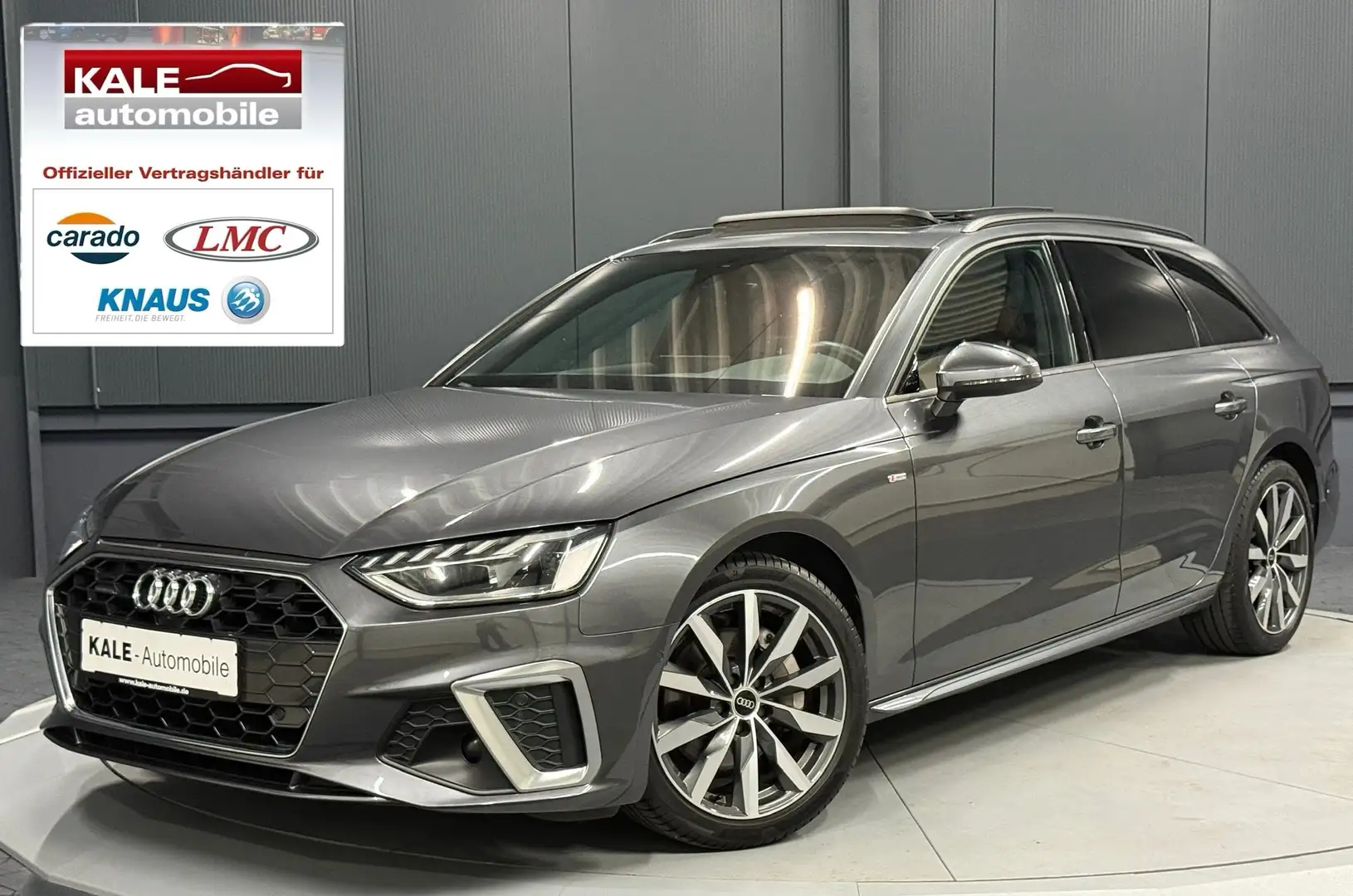 Audi A4 Avant 40 TDI quattro S-Line *PANORAMA*LEDER/Braun* Grijs - 1