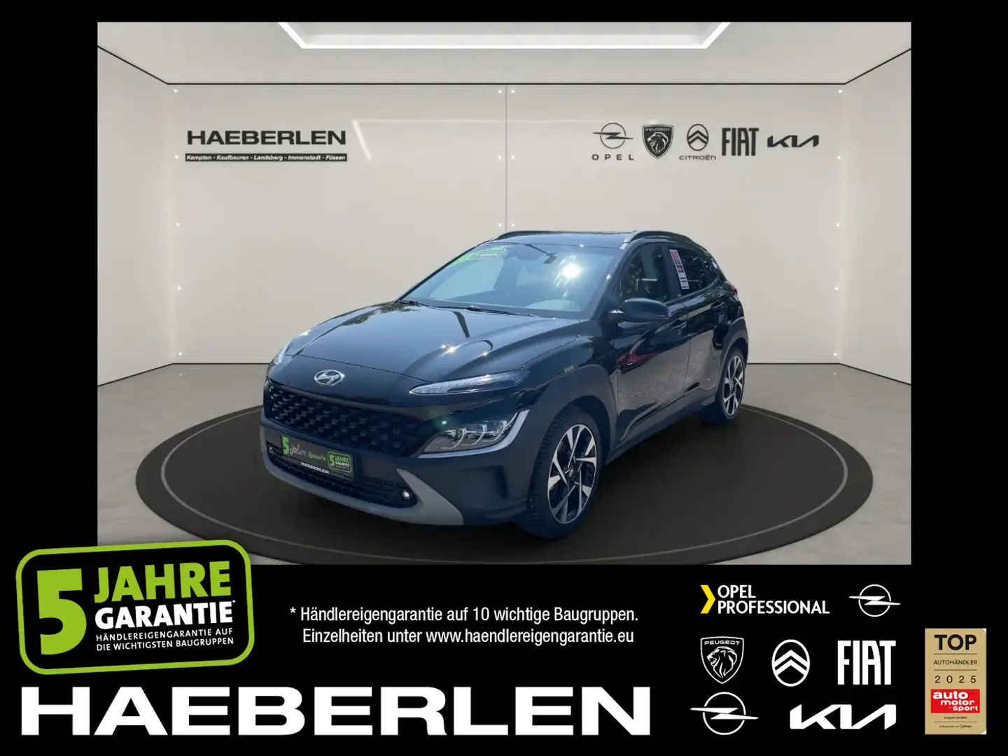 Hyundai KONA 1.0 T-GDI Pure *Navi+Kamera+Spurassistent* Schwarz - 1