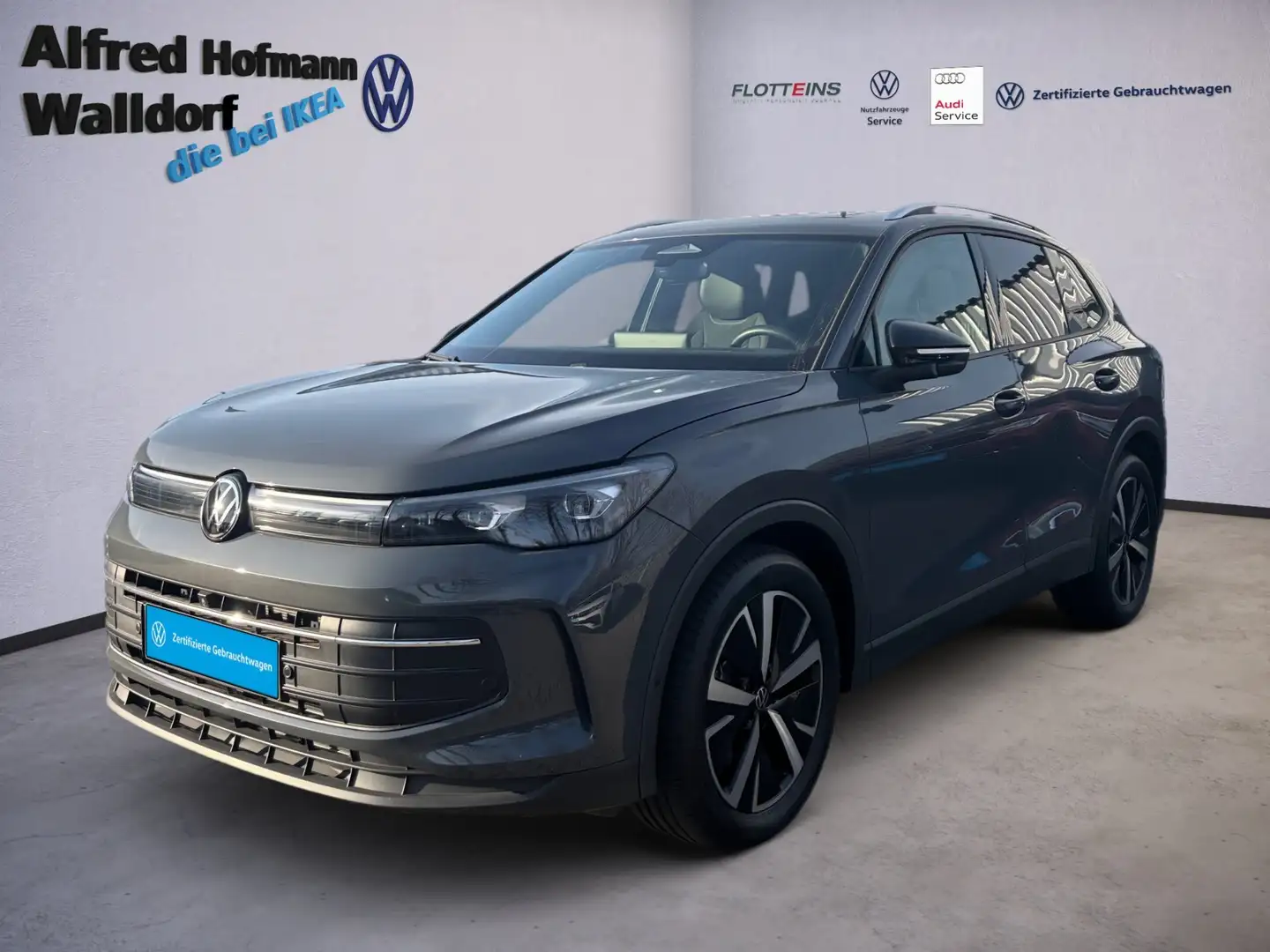 Volkswagen Tiguan 2.0 TDI DSG AHK NAVI LED Gris - 2