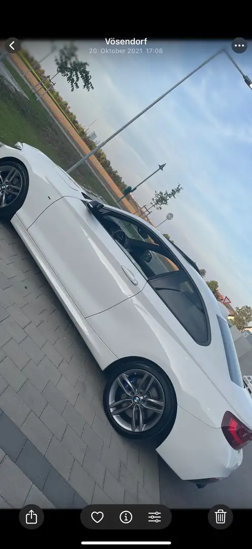 BMW 220 220d Coupé M Sport Aut. M Sport Weiß - 1