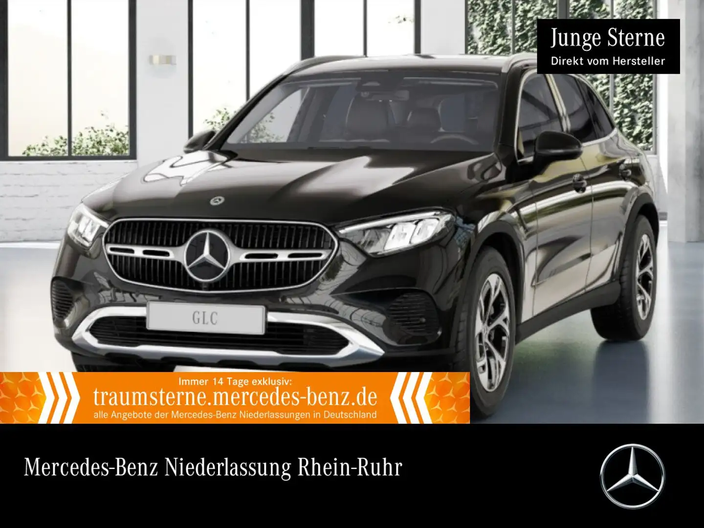 Mercedes-Benz GLC 300 e 4M AVANTG+AHK+LED+KAMERA+TOTW+KEYLESS+9G Schwarz - 1