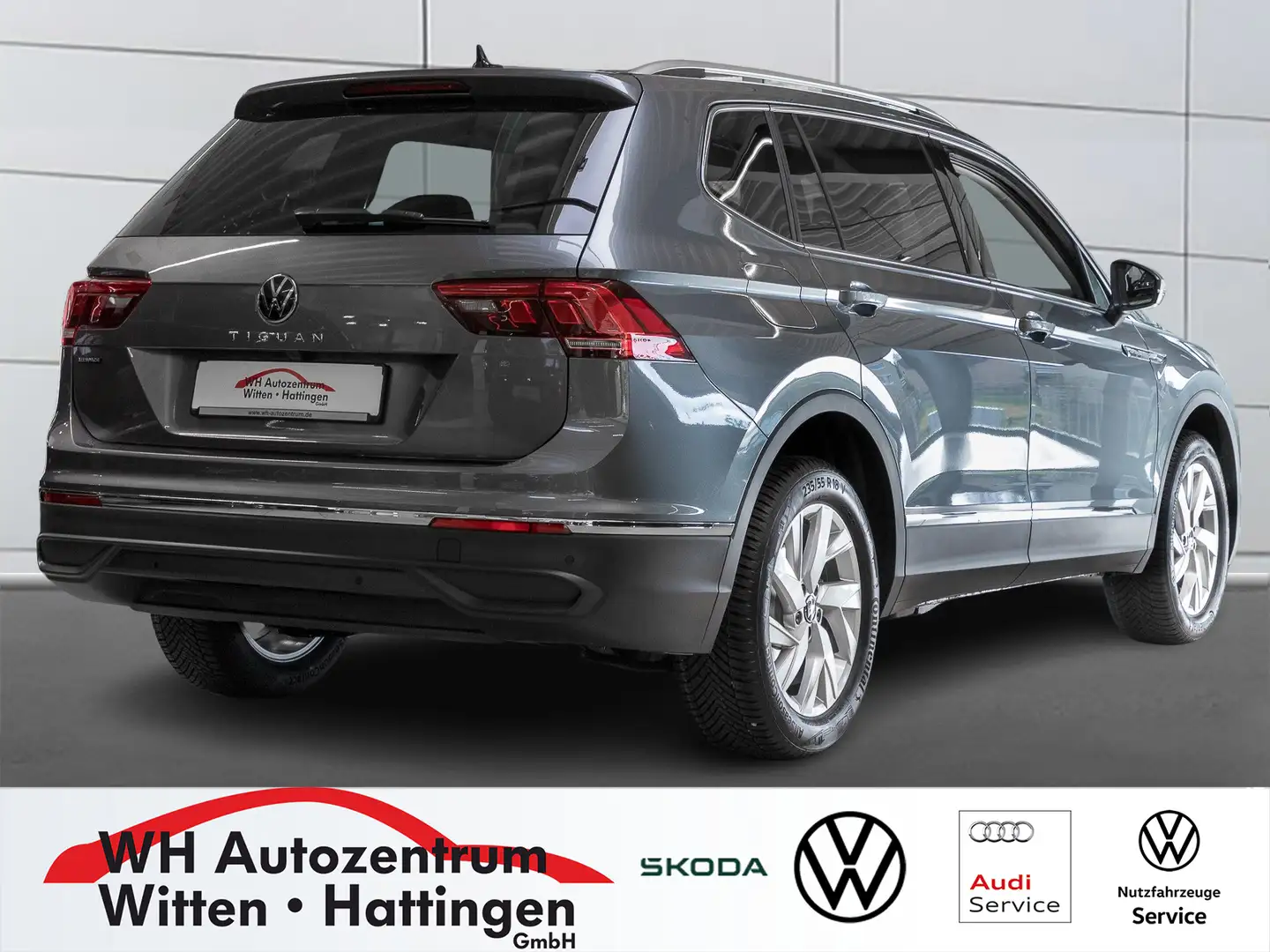 Volkswagen Tiguan Allspace 1,5 TSI DSG Life NAVI AHK REARVIEW LED GJ-REIFEN Grau - 2