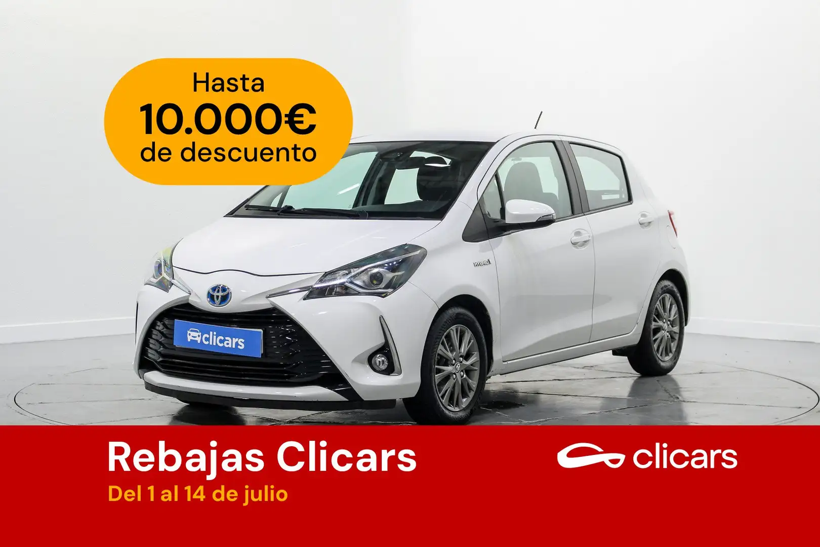 Toyota Yaris 100H 1.5 Active Blanco - 1