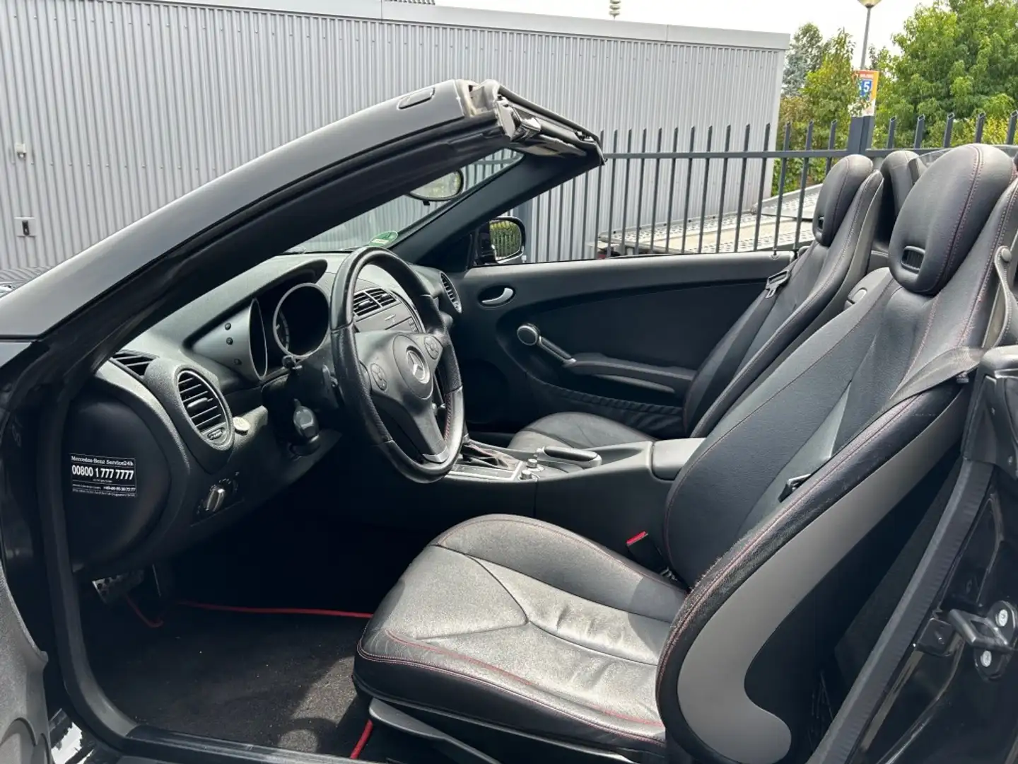 Mercedes-Benz SLK 200 SLK 200 Sport Facelift Automaat Leder Airscarf Cru Zwart - 2
