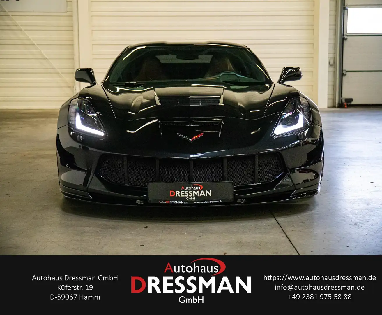 Corvette C7 6.2 Stingray PRIOR DESIGN KW SUPERSPORT-AGA Schwarz - 2