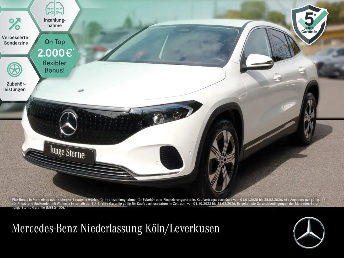 Mercedes-Benz EQA 350 4M PROG+ADVANCED+360+SPUR Weiß - 1