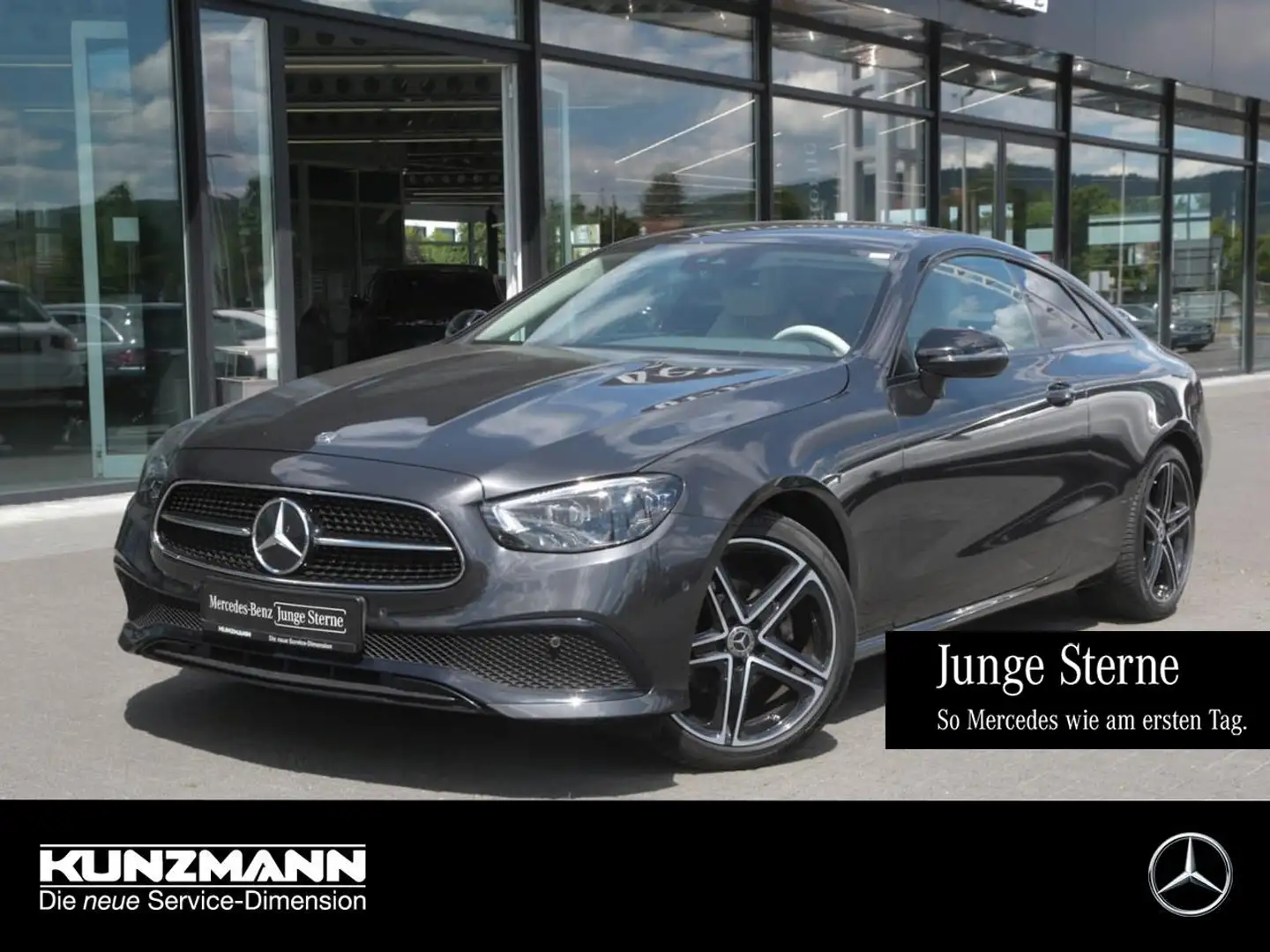 Mercedes-Benz E 220 d Coupé Avantgarde Night Kamera AHK Grijs - 1