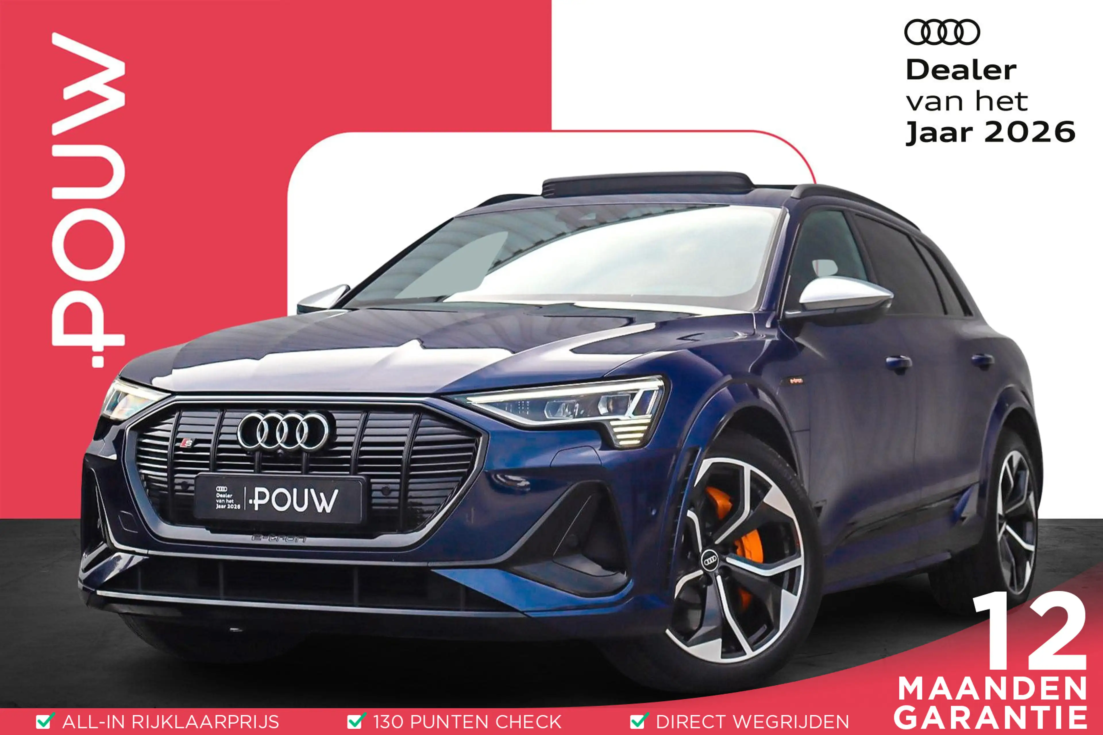 Audi e-tron S 503pk quattro 95 kWh | SoH 93% | Panoramadak | V