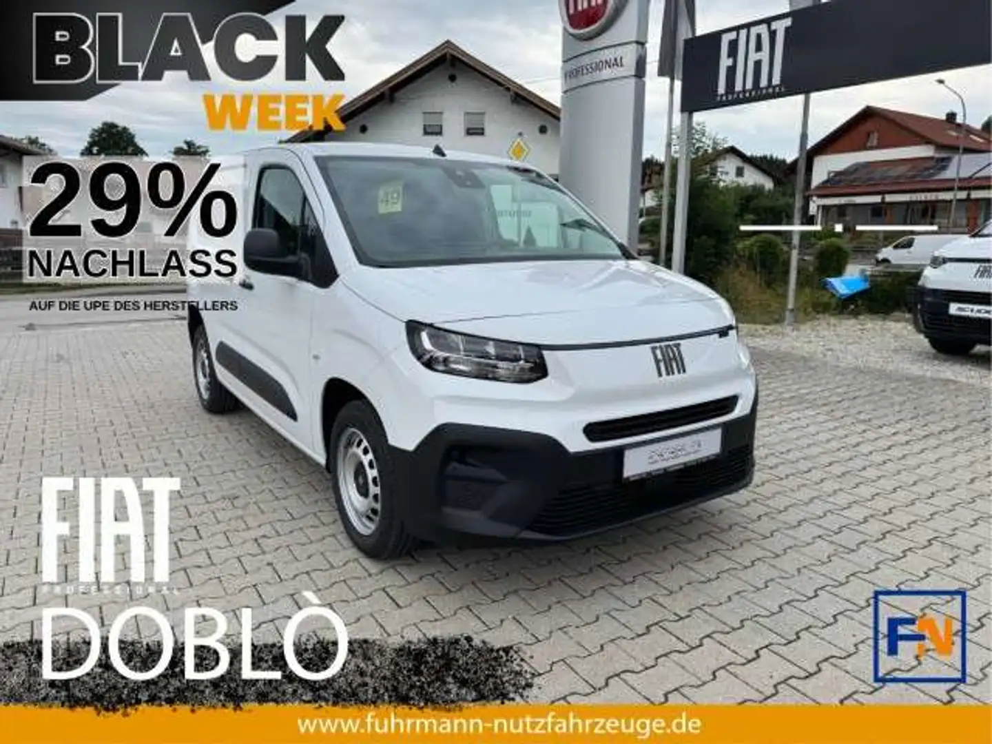 Fiat Doblo KASTENWAGEN L1 100PS MT6 Blanc - 1