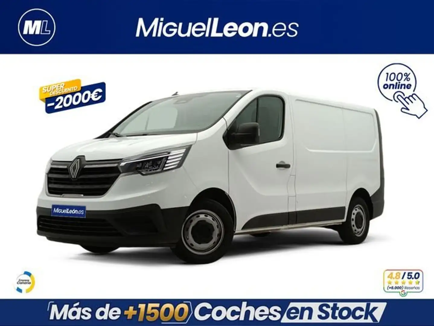 Renault Trafic 2.0 BLUEDCI 96KW L1H1 130 4P Blanco - 1