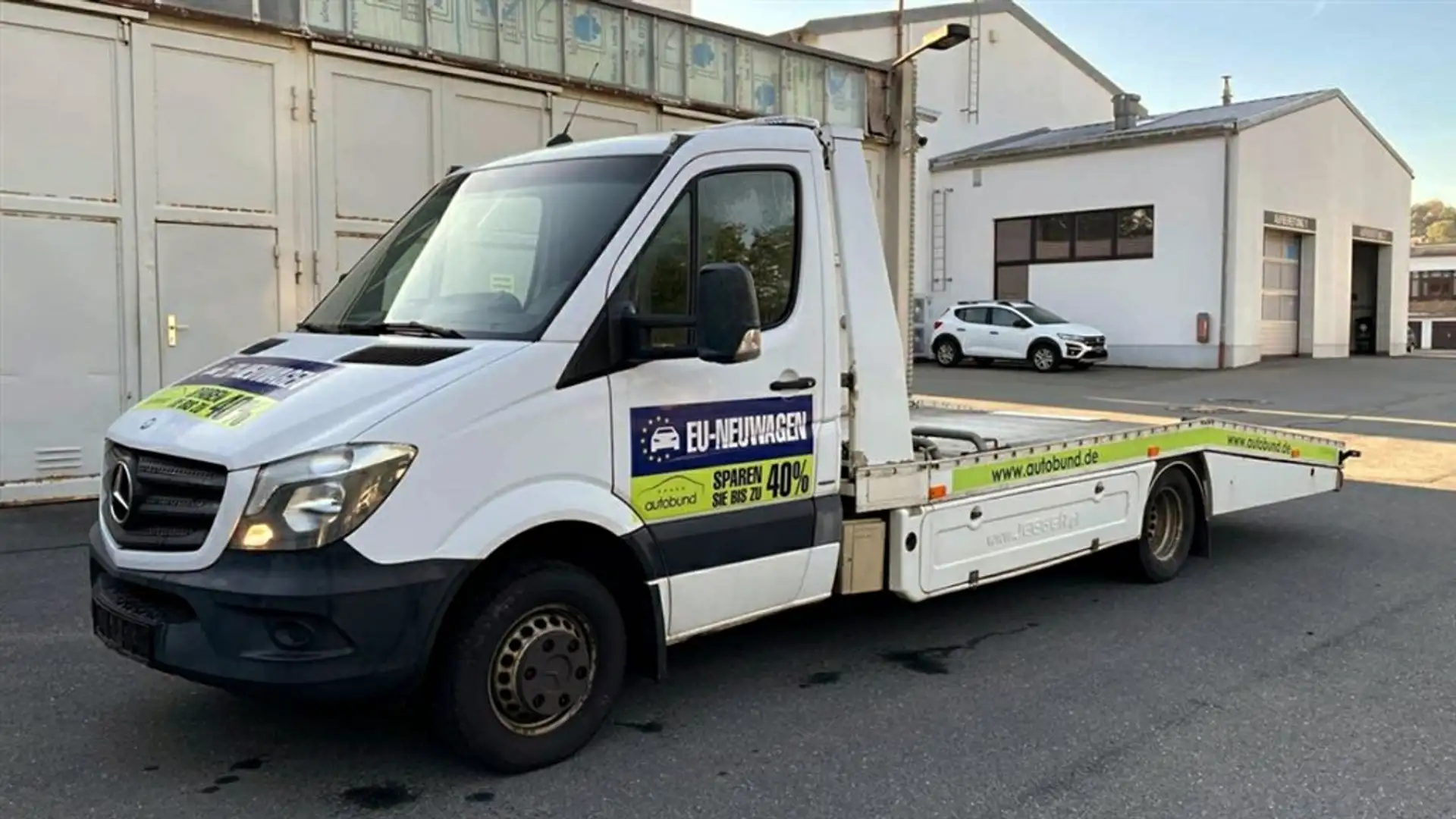Mercedes-Benz Sprinter 519 CDI BlueTec Klima Tempomat Blanc - 1