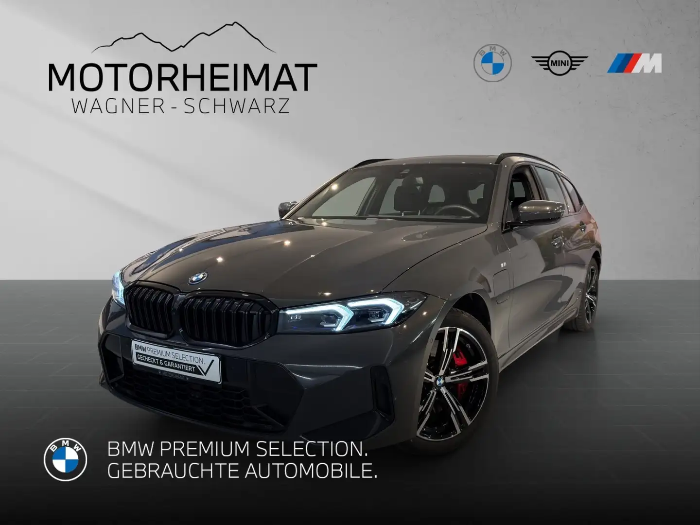 BMW 330 e xDrive MSportPro DrivAss Pano Gris - 1