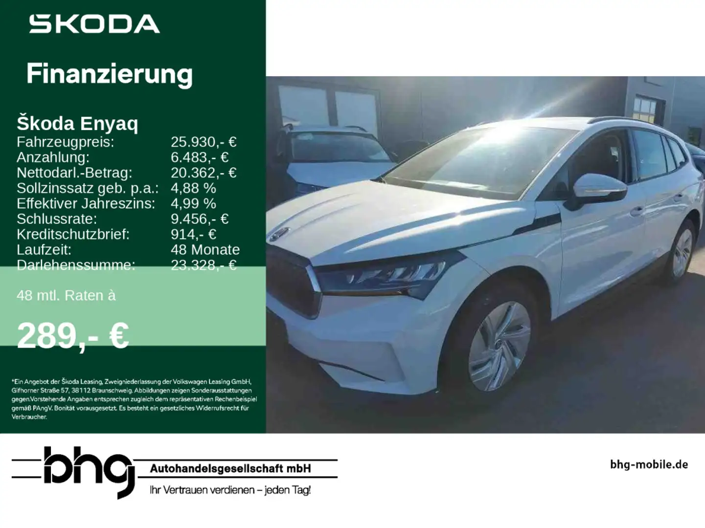 Skoda Enyaq iV 50 #Navi #Keyless #LED Weiß - 1