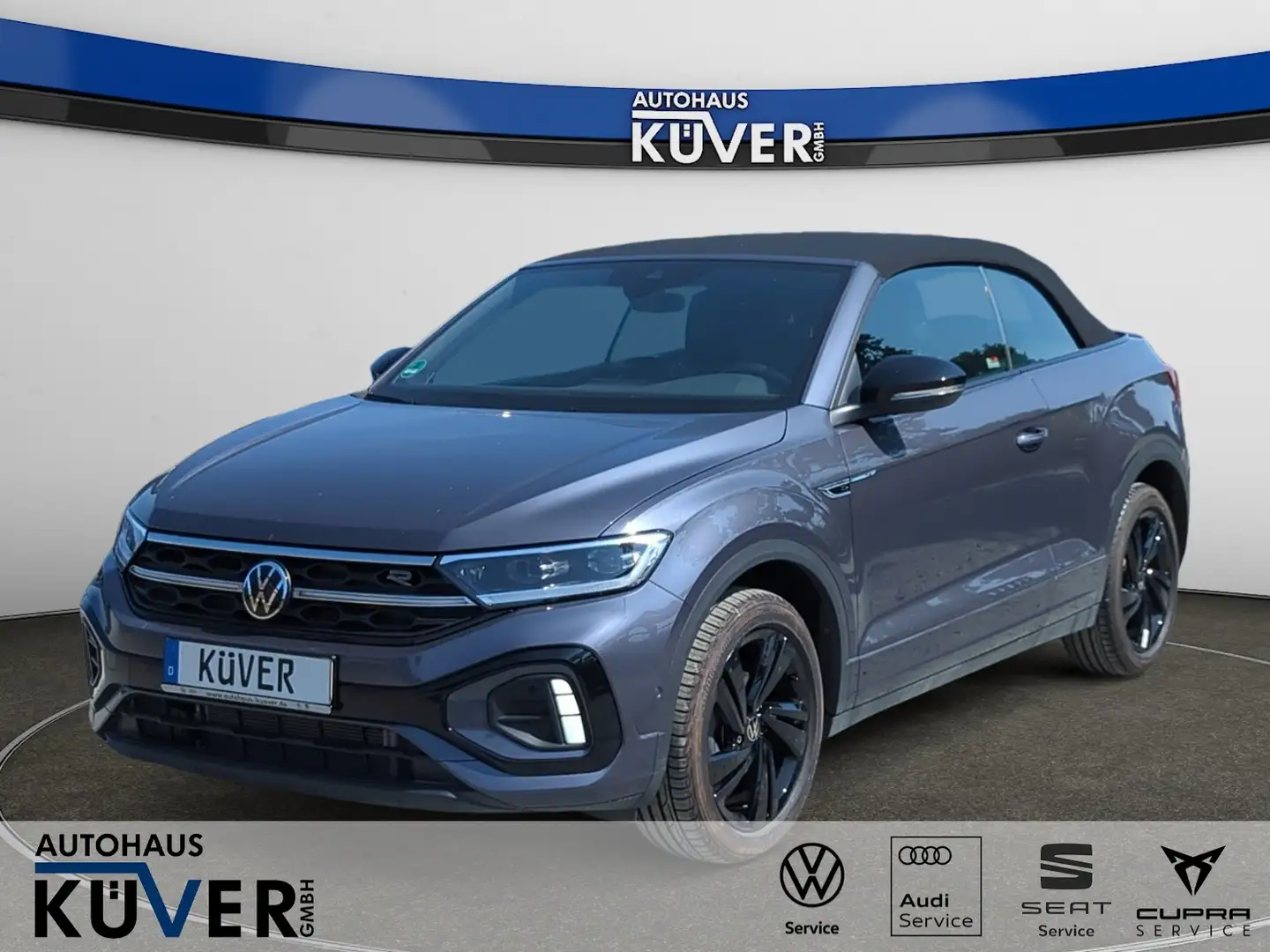 Volkswagen T-Roc Cabrio 1,5 TSI DSG R-Line Navi+IQ+ACC+Shzg Grau - 1