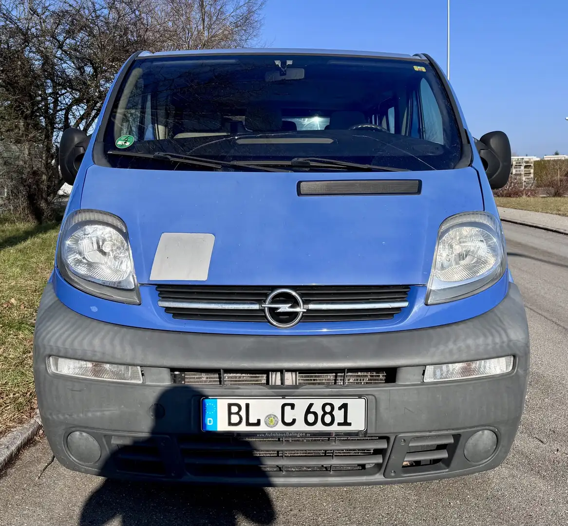 Opel Vivaro 2.5 CDTI Edition KLIMA 9 SITZER Azul - 2