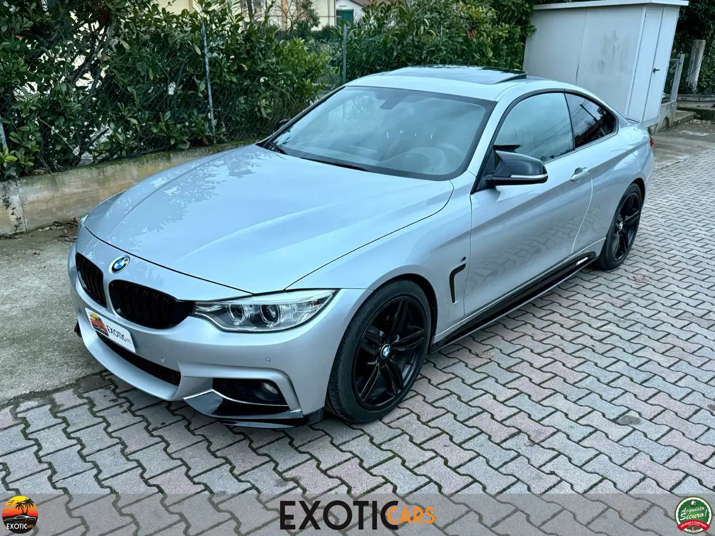BMW 428 i Coupé Msport Stříbrná - 1