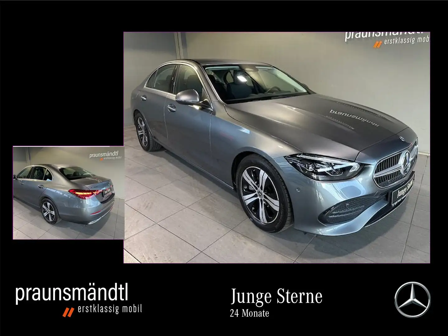 Mercedes-Benz C 300 4M Avantgarde MBUX+/LED/Ambien/Totw/Kamera Grau - 1