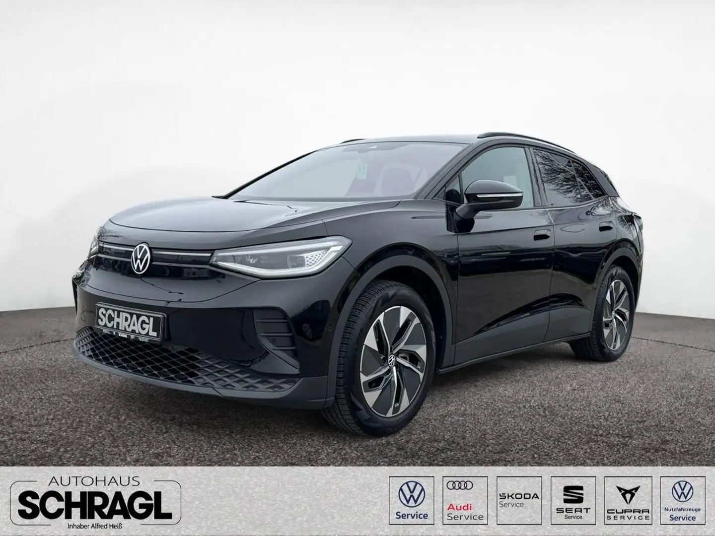 Volkswagen ID.4 Pro FACELIFT+AHK+NAVI+ACC+MATRIX+WÄRMEPUMPE Schwarz - 1
