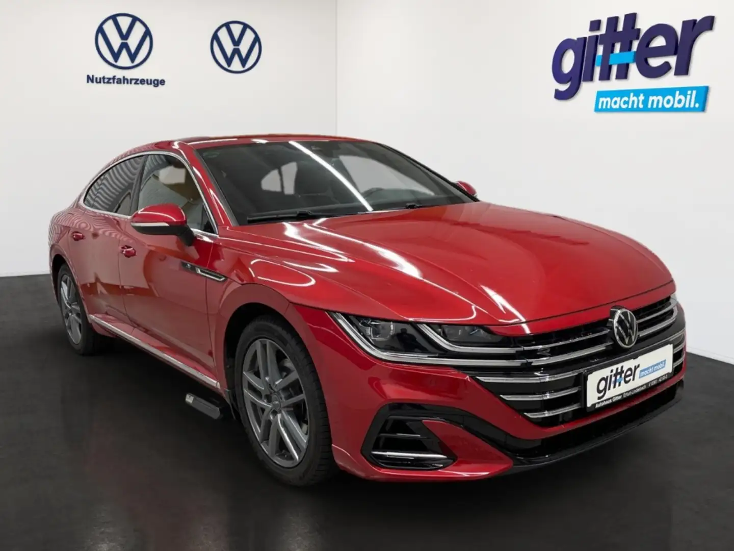 Volkswagen Arteon 2.0 TDI R-LINE 4M MATRIX KAMERA AKUSTIK EASY OPEN Piros - 2