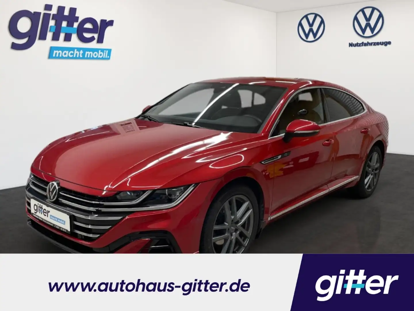 Volkswagen Arteon 2.0 TDI R-LINE 4M MATRIX KAMERA AKUSTIK EASY OPEN Piros - 1