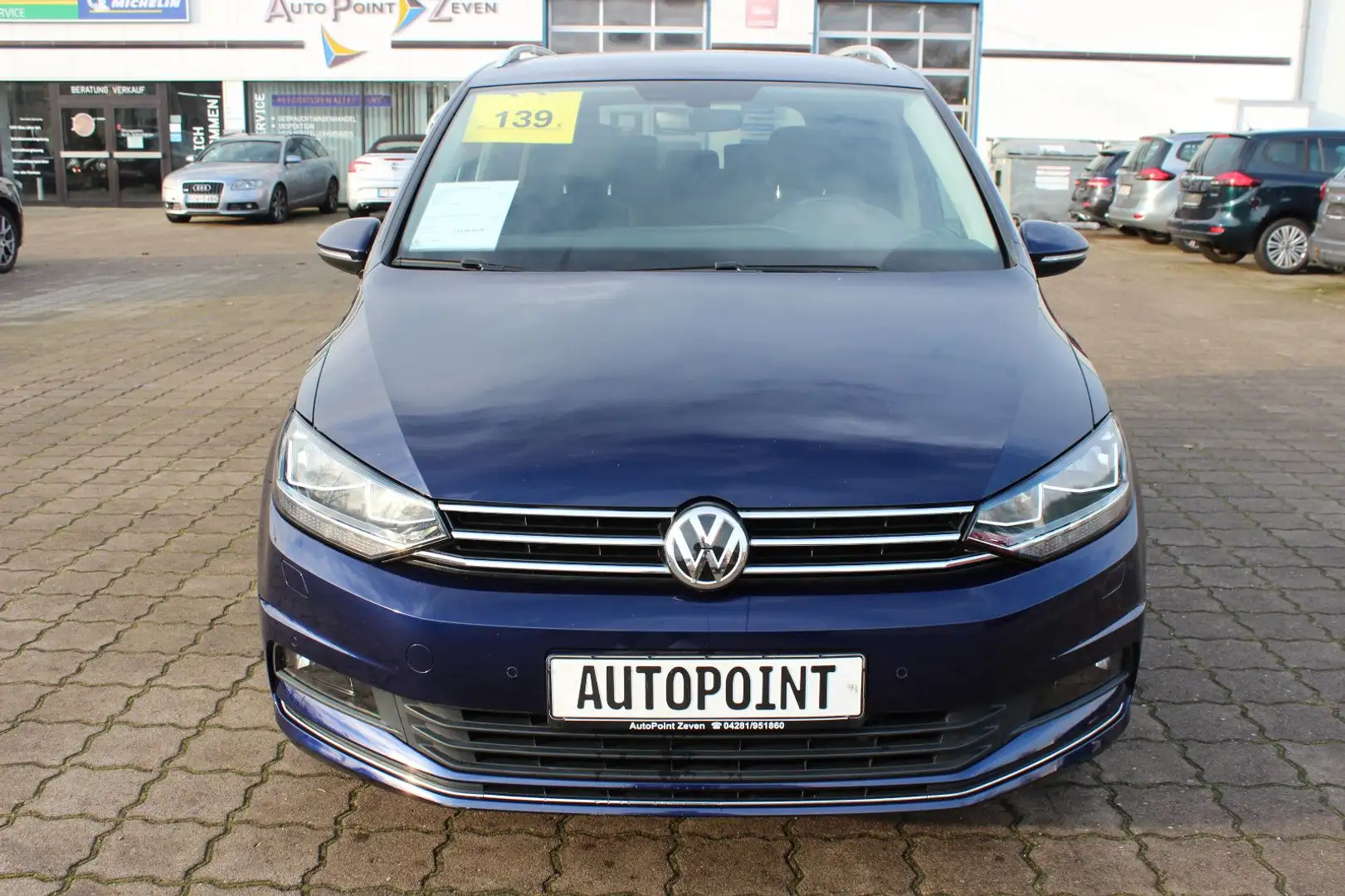 Volkswagen Touran 1.4 TSI *ACC*NAVI*KLIMA*GARANTIE* Bleu - 2