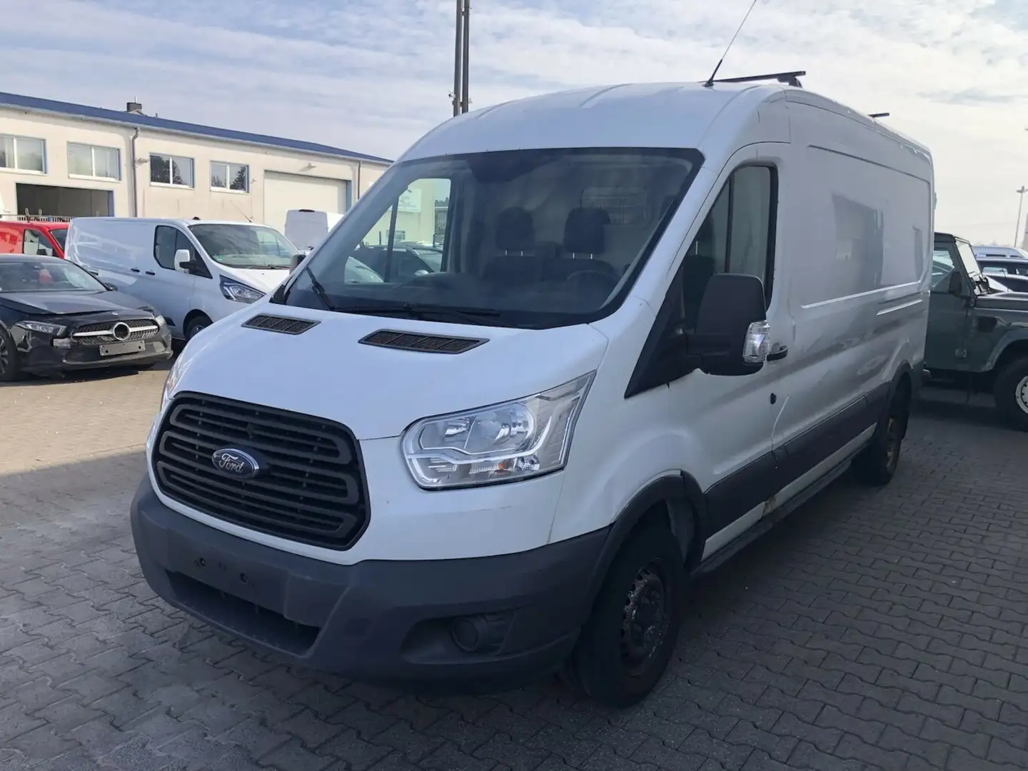 Ford Transit L3H2 Kasten 2.2 TDCi, AHK, Motorschaden Weiß - 1