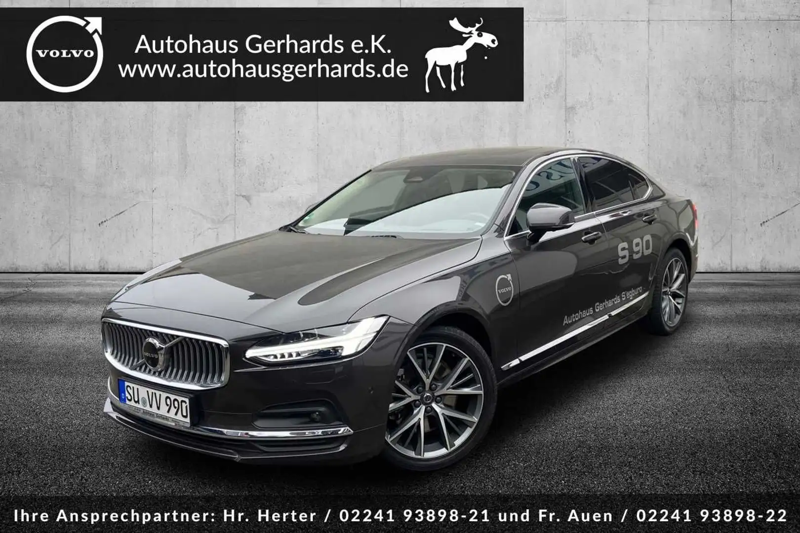 Volvo S90 Ultimate, B5 AWD, Diesel, Bright, Head-Up, P Grau - 1
