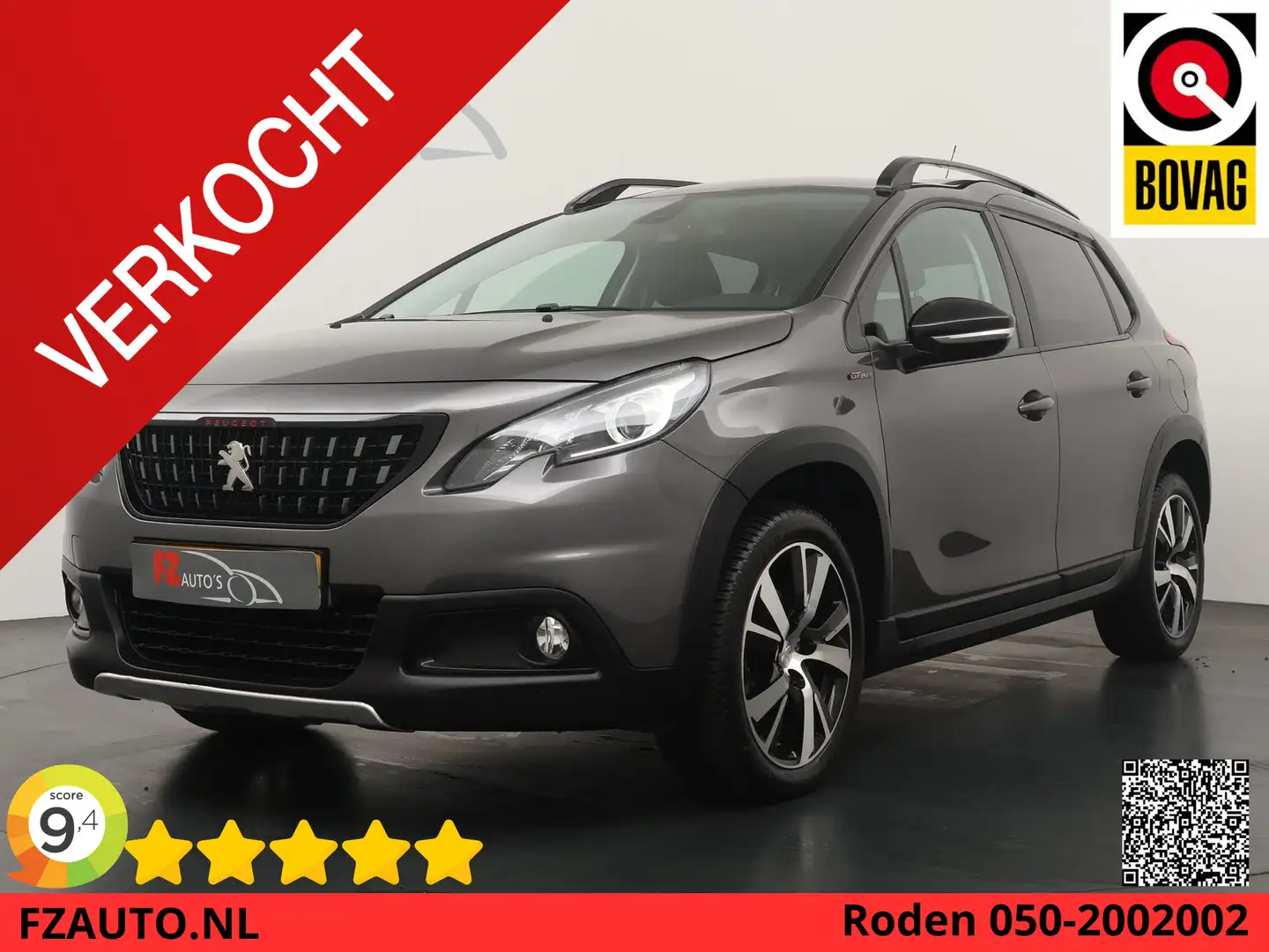 Peugeot 2008 1.2 PureTech Blue Lease Allure | Automaat | Parkee Grau - 1
