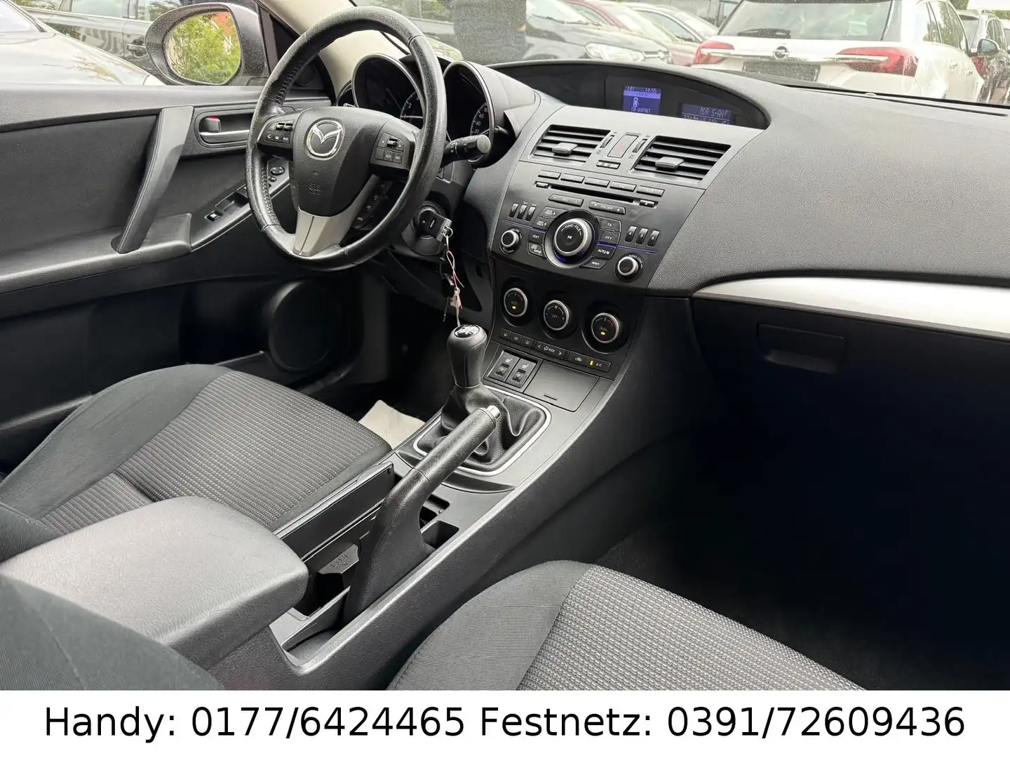 Mazda 3 1.6 MZR 2.HAND/KLIMAAUTOMATIK/SHZ/PDC/ALU Weiß - 2