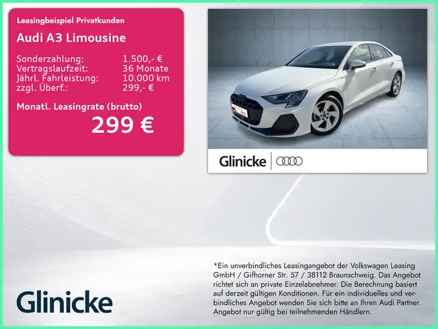 2025 Audi A3 in White for sale
