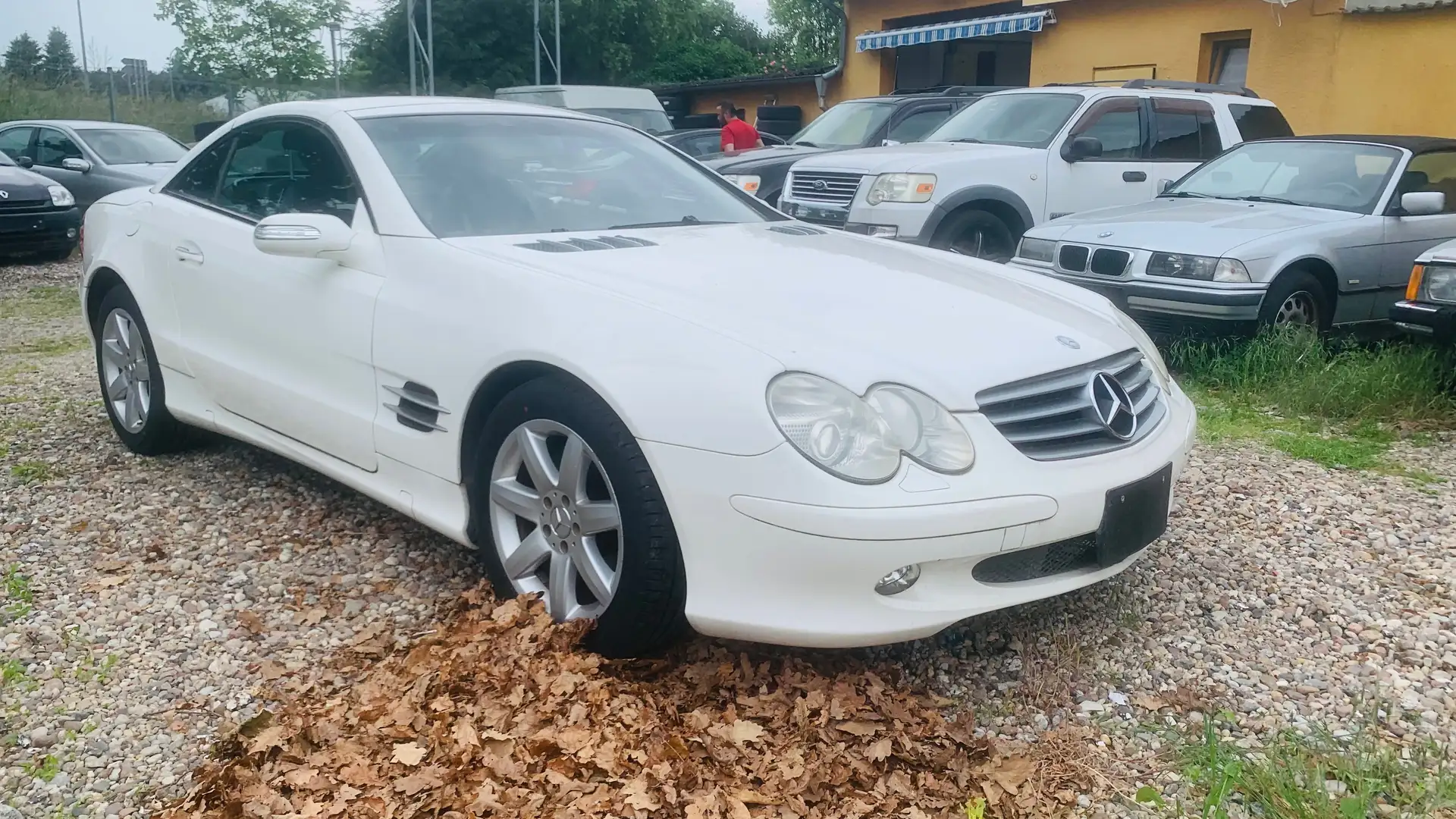 Mercedes-Benz SL 350 SL 350 "LEDER"KLIMAAUTOMATIK" Bílá - 1