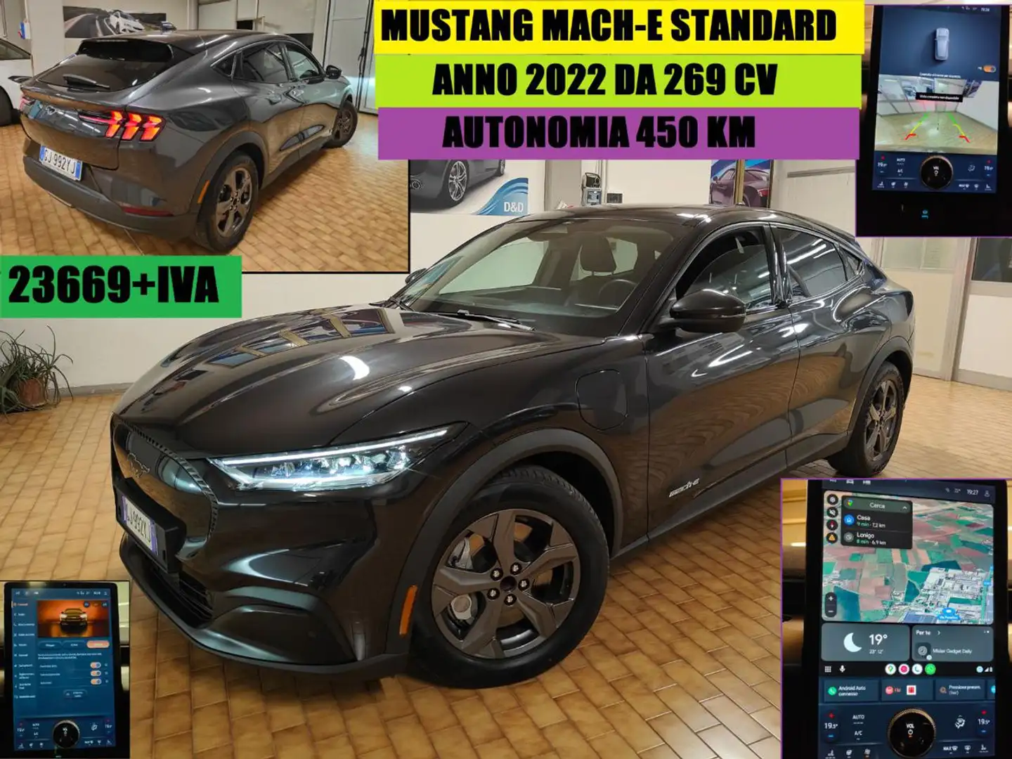 Ford Mustang Mach-E 2022 STANDARD DA 269 CV AUTONOMIA 450 KM Grijs - 1