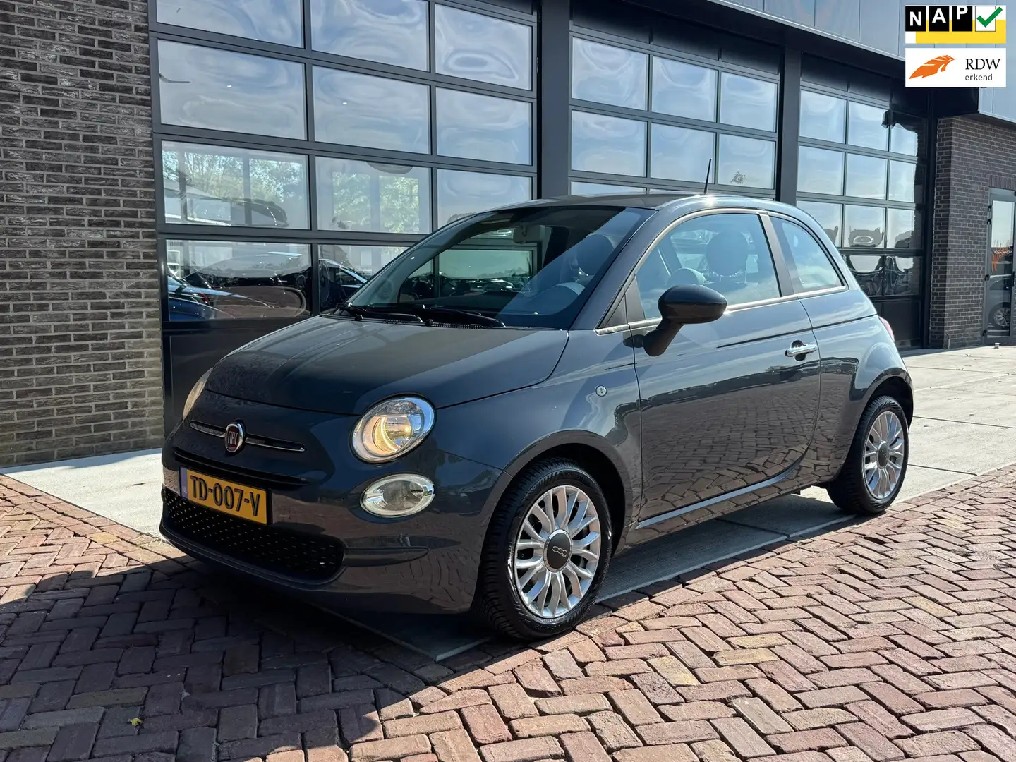 Fiat 500 0.9 TwinAir Turbo Popstar | Autm | Cruise | Multi Gris - 1