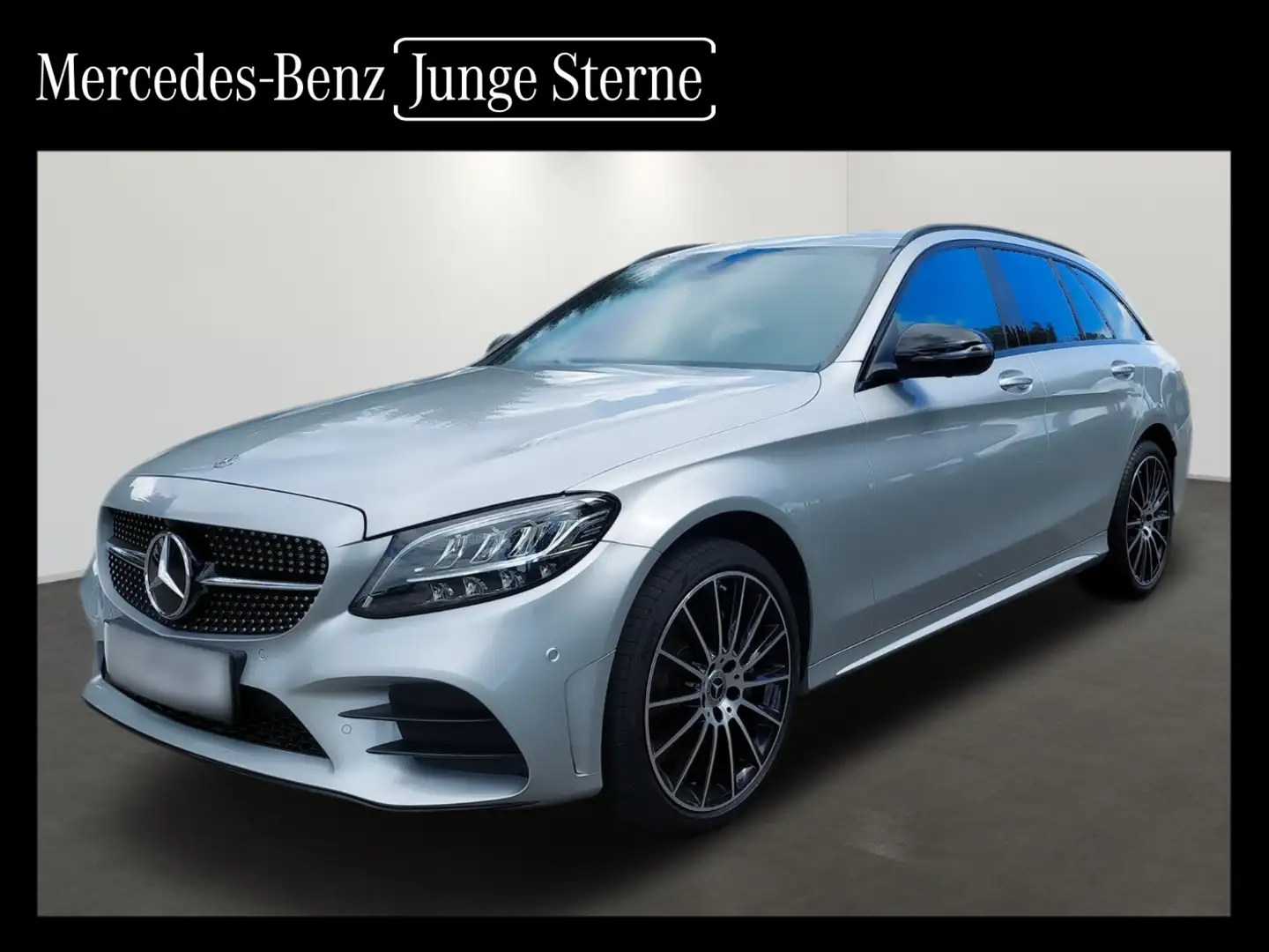 Mercedes-Benz C 220 d 4MATIC T-Modell AMG-Line AMG-Line, Night Paket Silber - 1