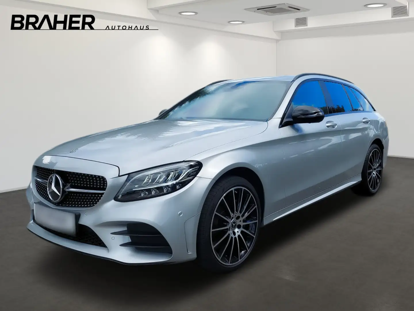 Mercedes-Benz C 220 d 4MATIC T-Modell AMG-Line AMG-Line, Night Paket Silber - 2