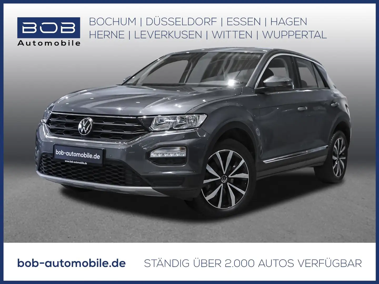 Volkswagen T-Roc 1.0 TSI Style NAVI RFK PDC CARPLAY Grau - 1