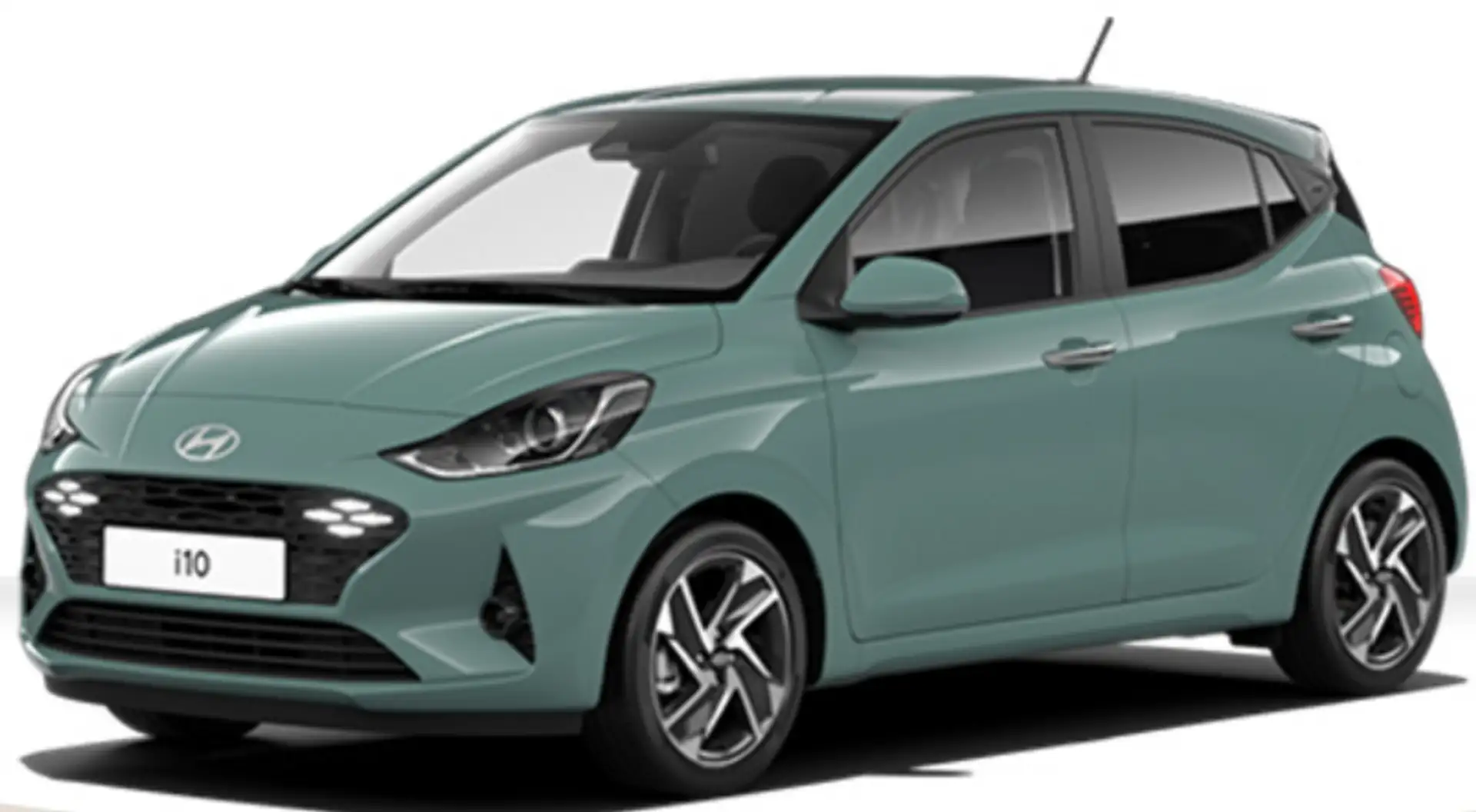 Hyundai i10 FL 1.0 Benzin Trend inkl. Navi, Sitzheizung, Lenkr Grün - 1