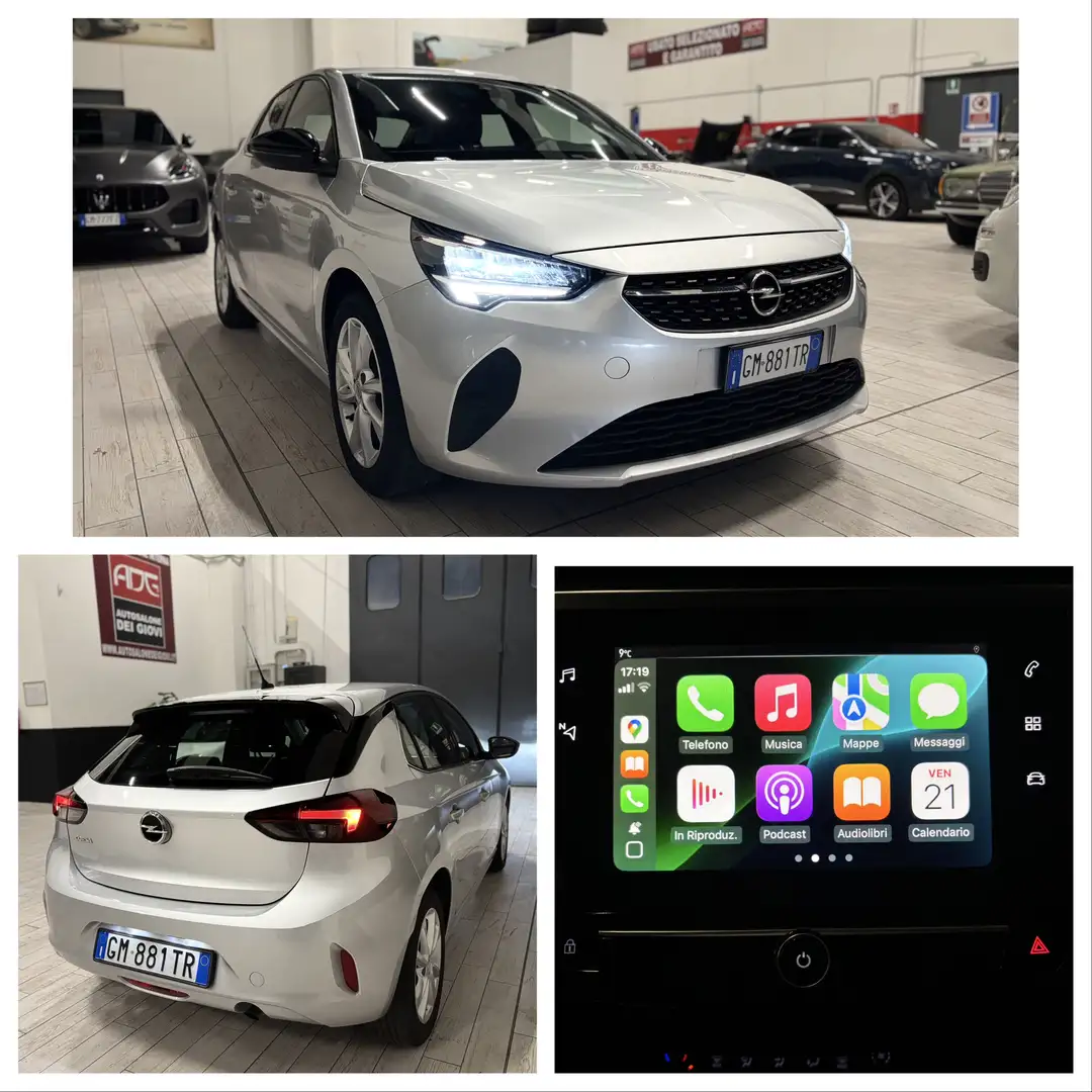 Opel Corsa BENZINA KM CERT. OK NEOPATENTATI AZIENDALE FULL Grigio - 1