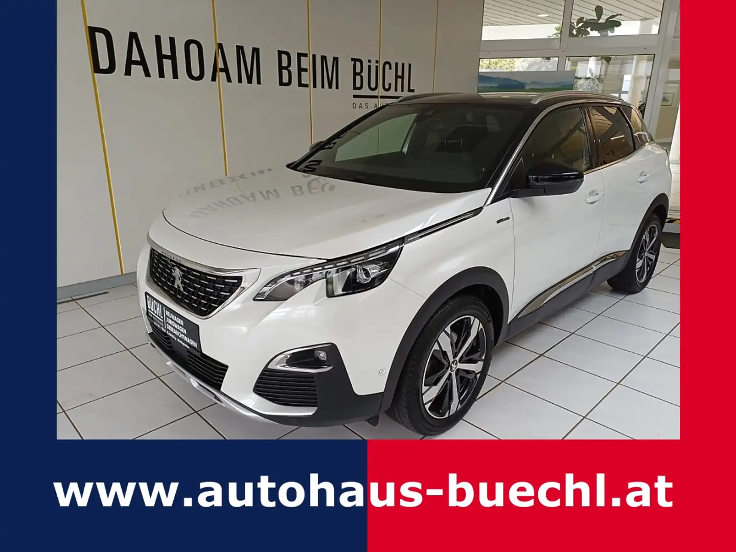 Peugeot 3008 1,5 BlueHDi 130 EAT8 GT Line Aut. Weiß - 1
