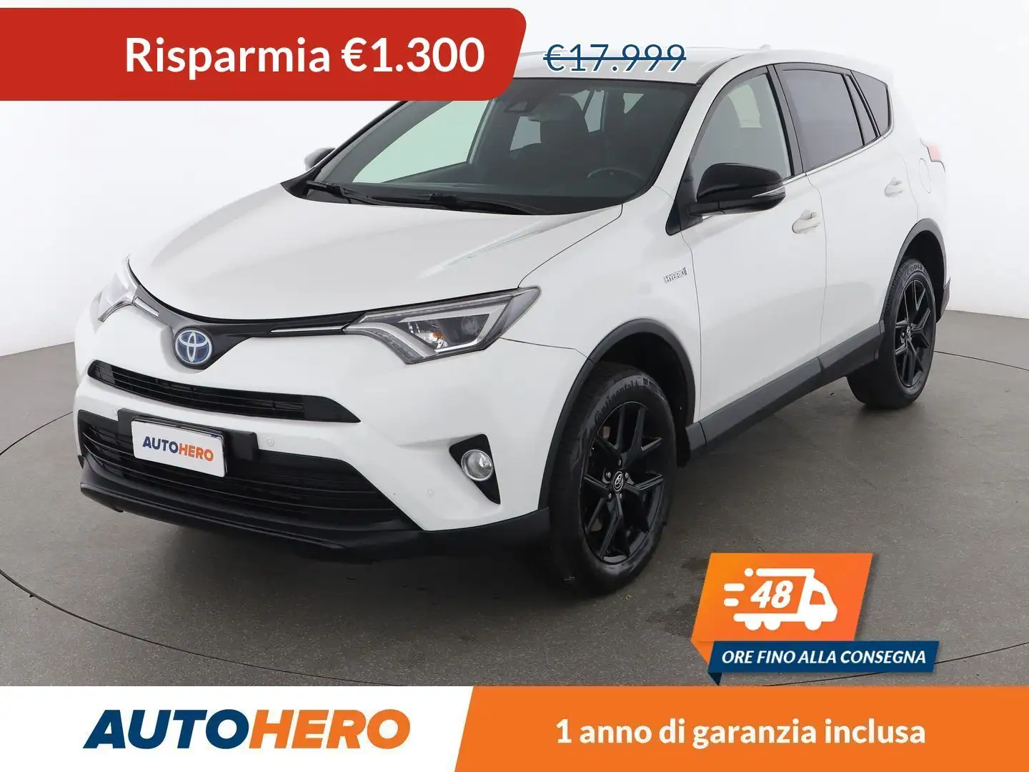 Toyota RAV 4 2.5 Hybrid Dynamic FHEV Bianco - 1