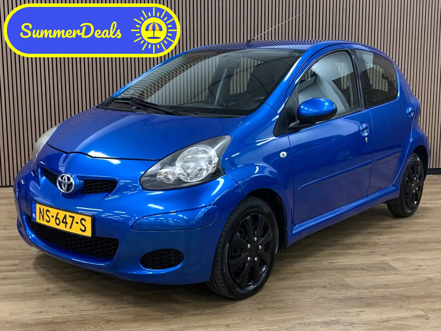 Toyota Aygo 1.0-12V Access|Airco|5 Deurs| Blauw - 1