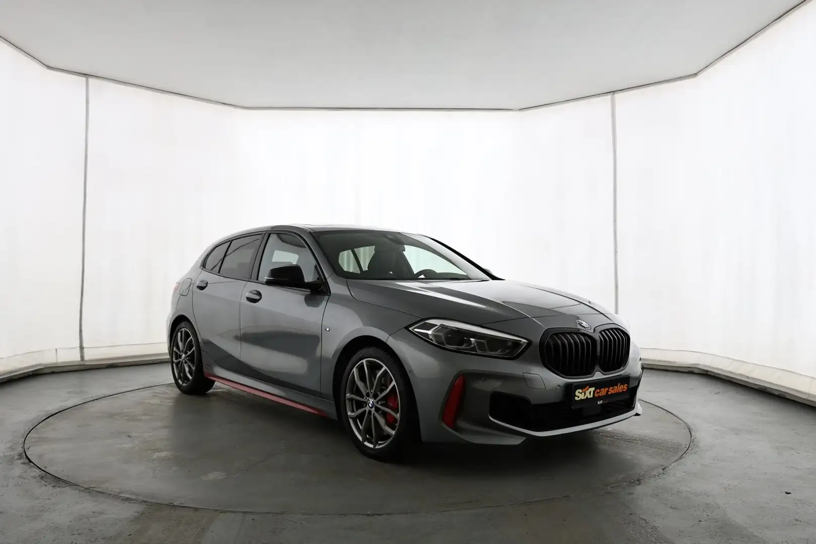BMW 128 ti M Sport Pan|HUD|LEDer|DrAs|ParkAs|SHZ|el.S Šedá - 1