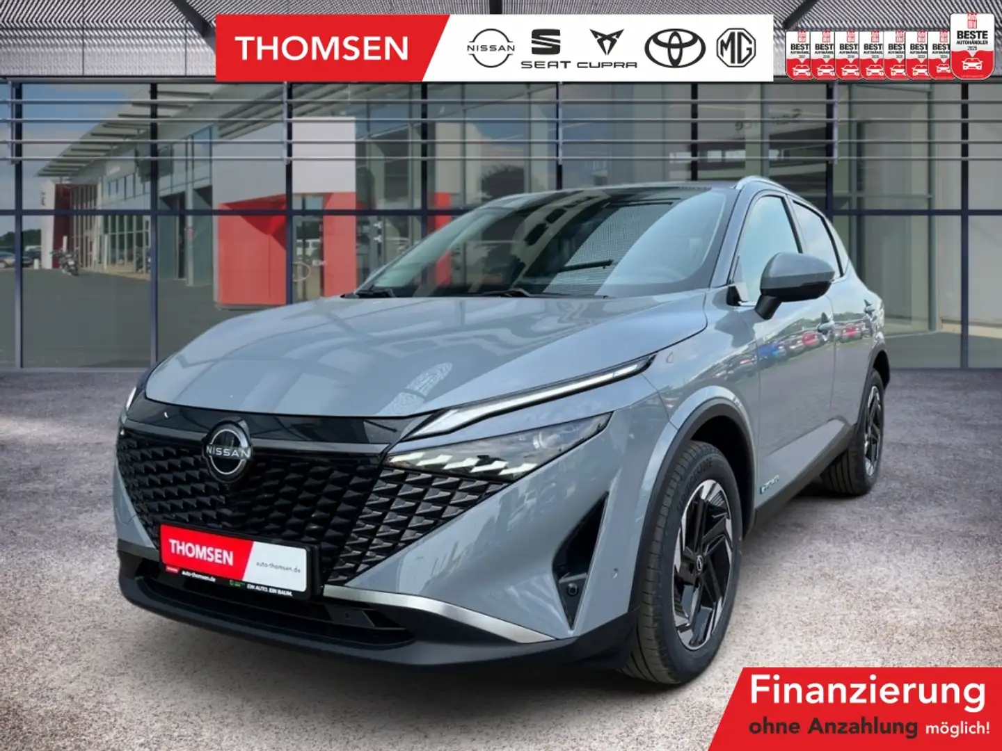 Nissan Qashqai 1.5 VC-T e-POWER N-Connecta ACC LED Grijs - 1