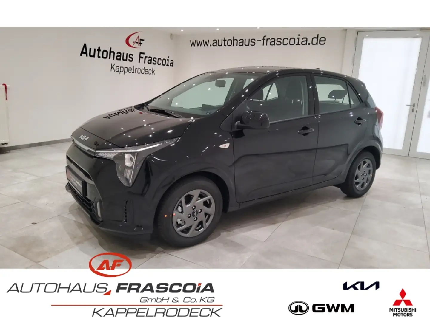 Kia Picanto 1.0 VISION Navi PDC SHZ Rückfahrkam Bluetooth Appl Schwarz - 1