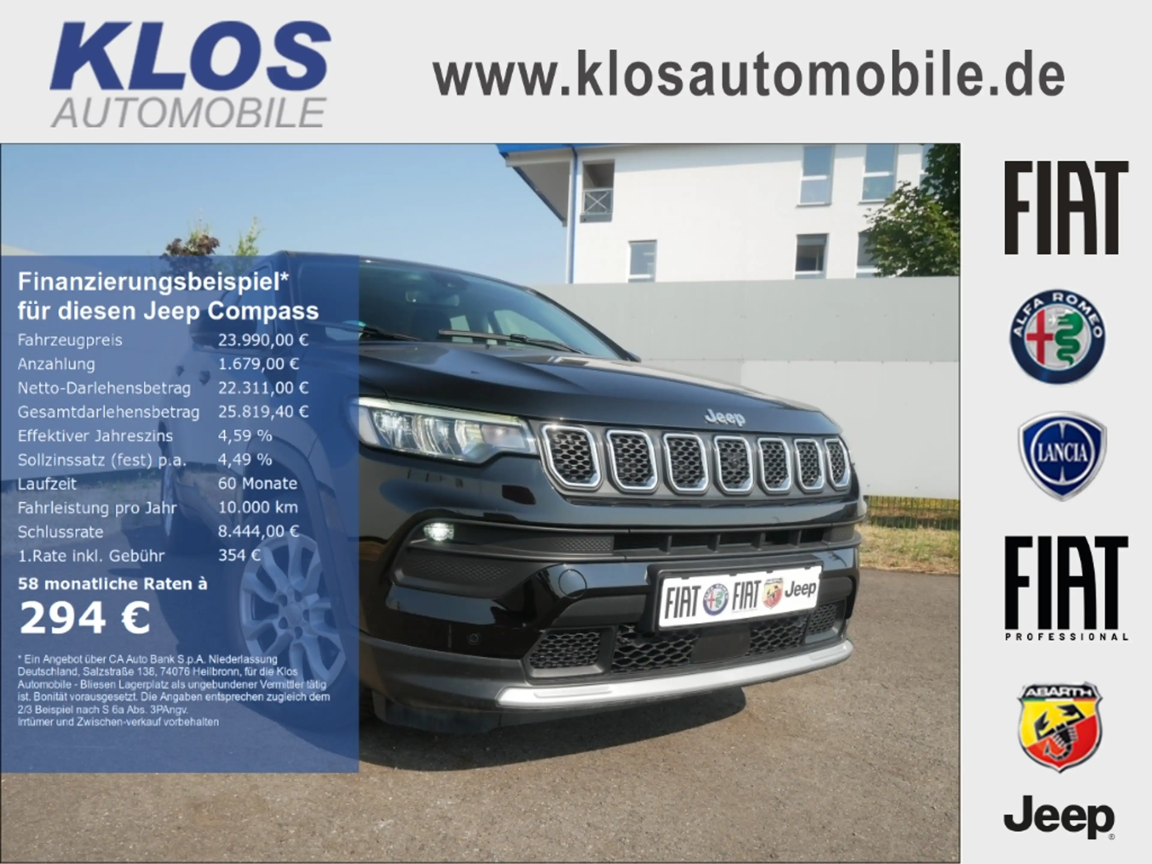 Jeep Compass ALTITUDE e-HYBRID 1.5l 130PS AT SICHERHEIT WINTER