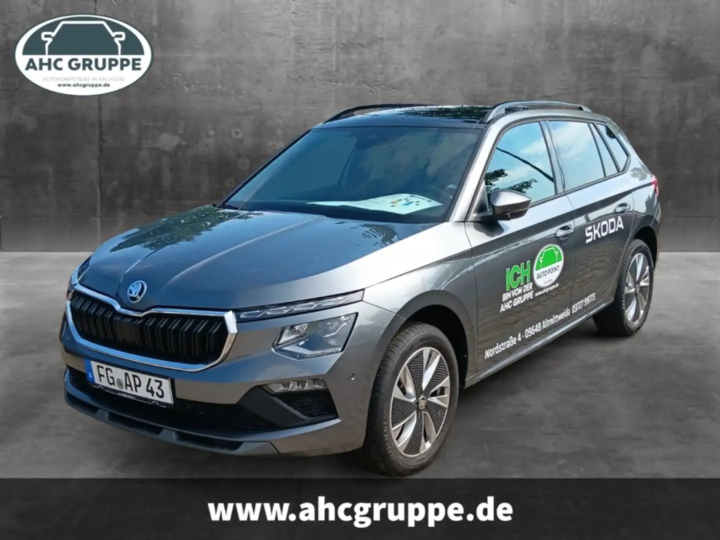 Skoda Kamiq 1,5 TSI 110kW Selection 7-Gang-DSG, Navi, Open-Sky Grijs - 1