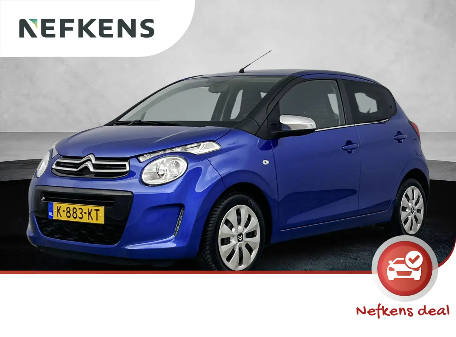 Citroen C1 1.0 VTi 72 pk Feel | Camera | Begrenzer| Airco Bleu - 1